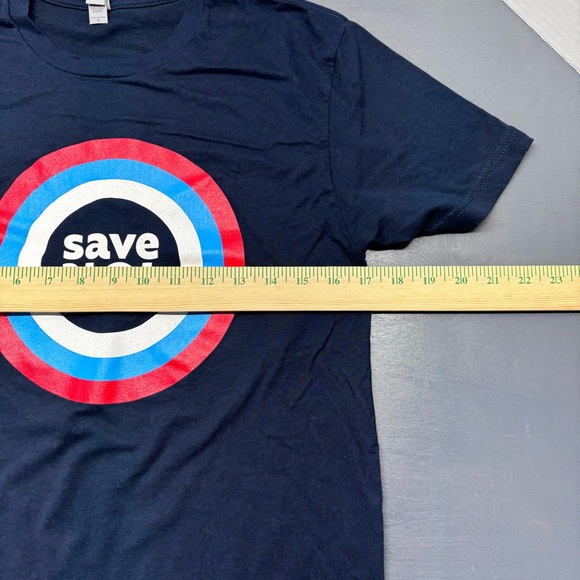 Save A Lot T Shirt Men's Sz Small Blue Employee Uniform - Picture 4 of 8